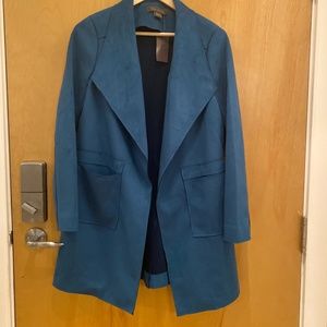 Faux suede jacket